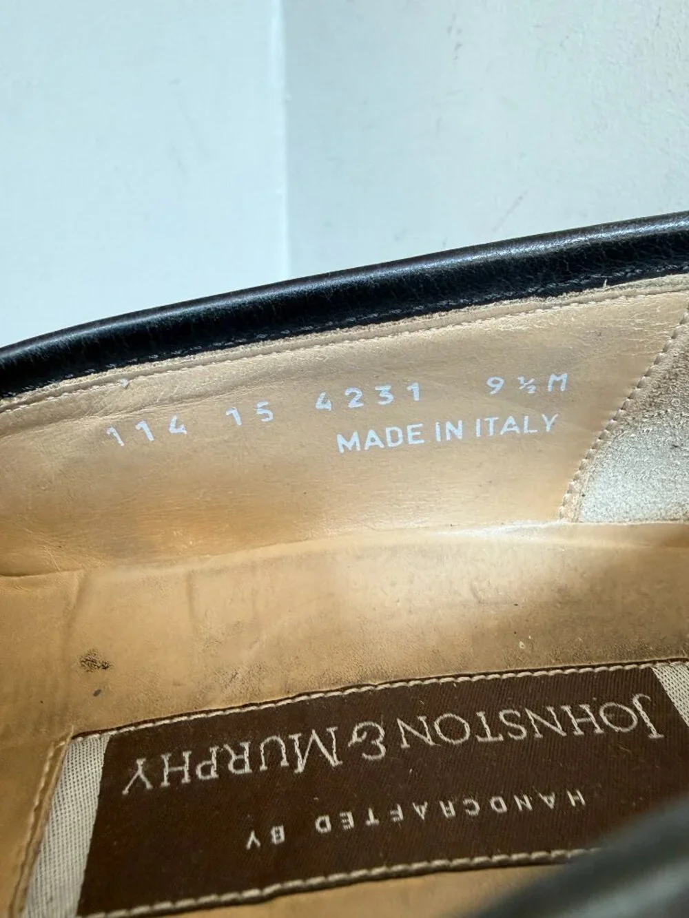 Johnston & Murphy Vintage Made in Italy Leather Tassel Loafers Men’s 9.5 M